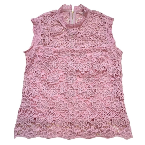 Nanette Laporte lace sleeveless top sz medium - Picture 1 of 11